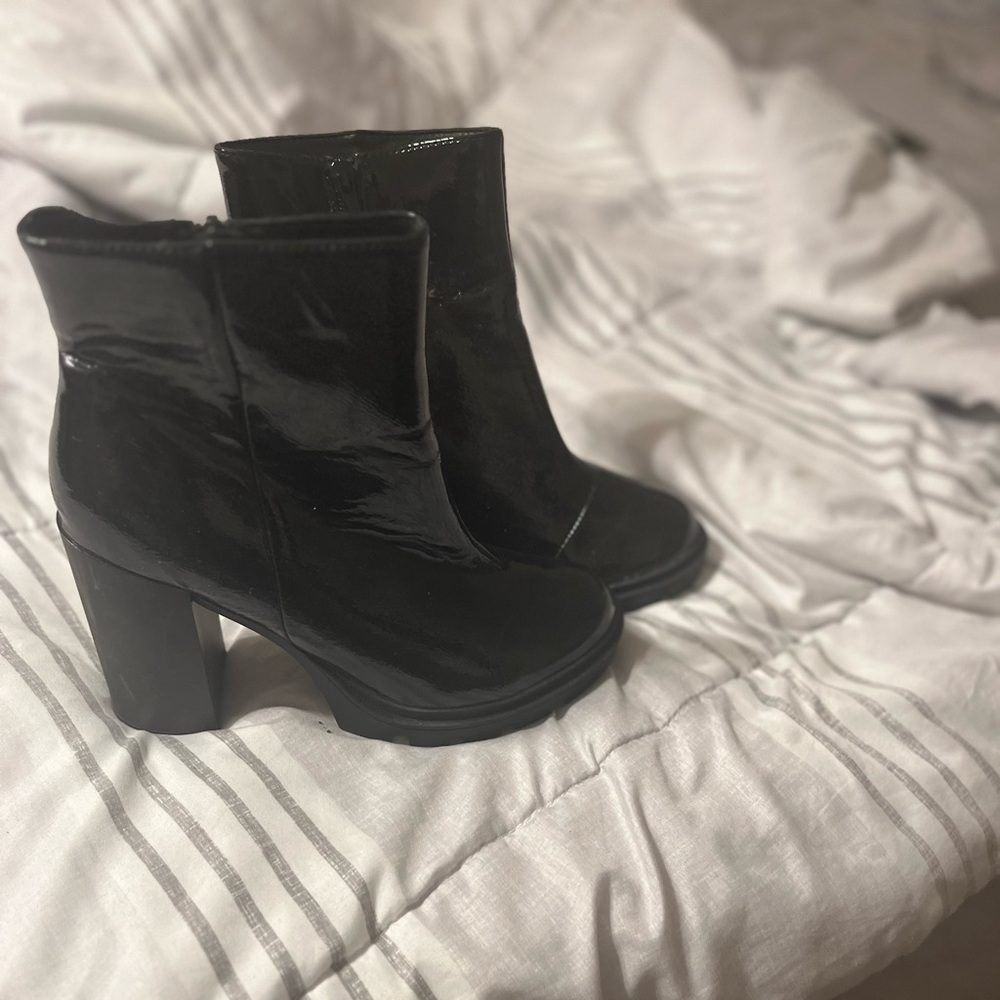 Wild Pair Patent Booties